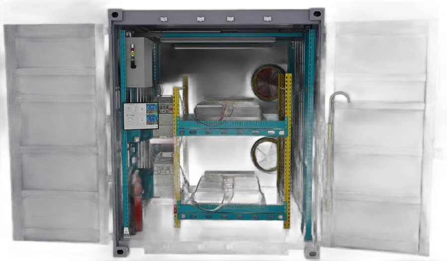 Container-System zur Batterieentladung (BDCS)
