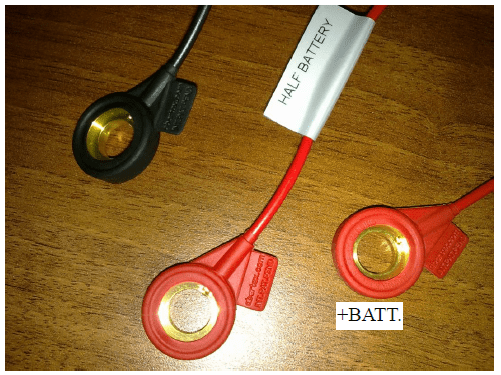 Anschlussschema der Kabel des Batteriemonitors ABCAN an der Batterie