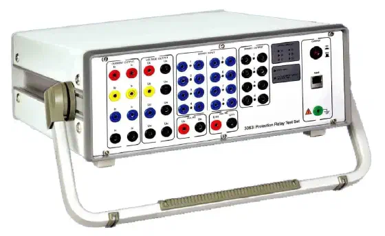AK-10: three-phase relay test set