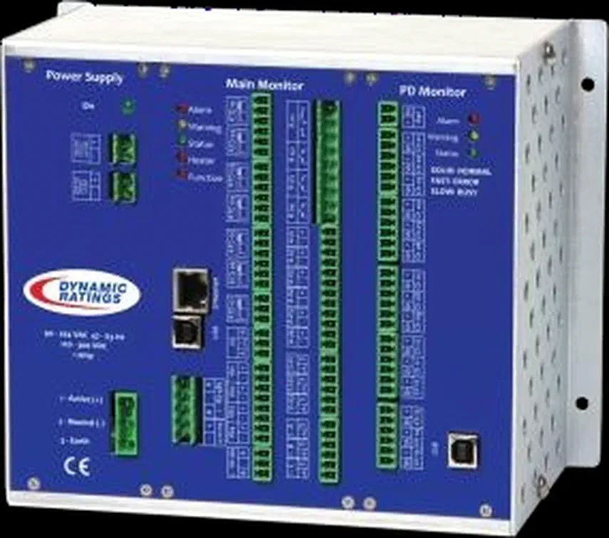 Dynamic Ratings RMM: monitor di scariche parziali per macchine rotanti