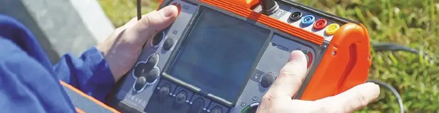 Usando el Telurómetro AMRU 120 de Amperis